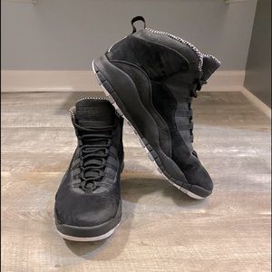 Jordan 10 Black & White Stealth